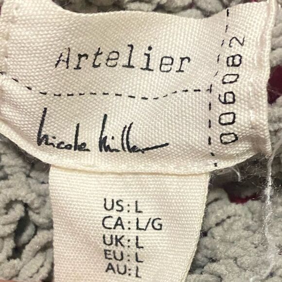 Sage Olive Green Chunky Cottagecore Knit Midi Boho Chic Button Front Cardigan - Picture 6 of 8